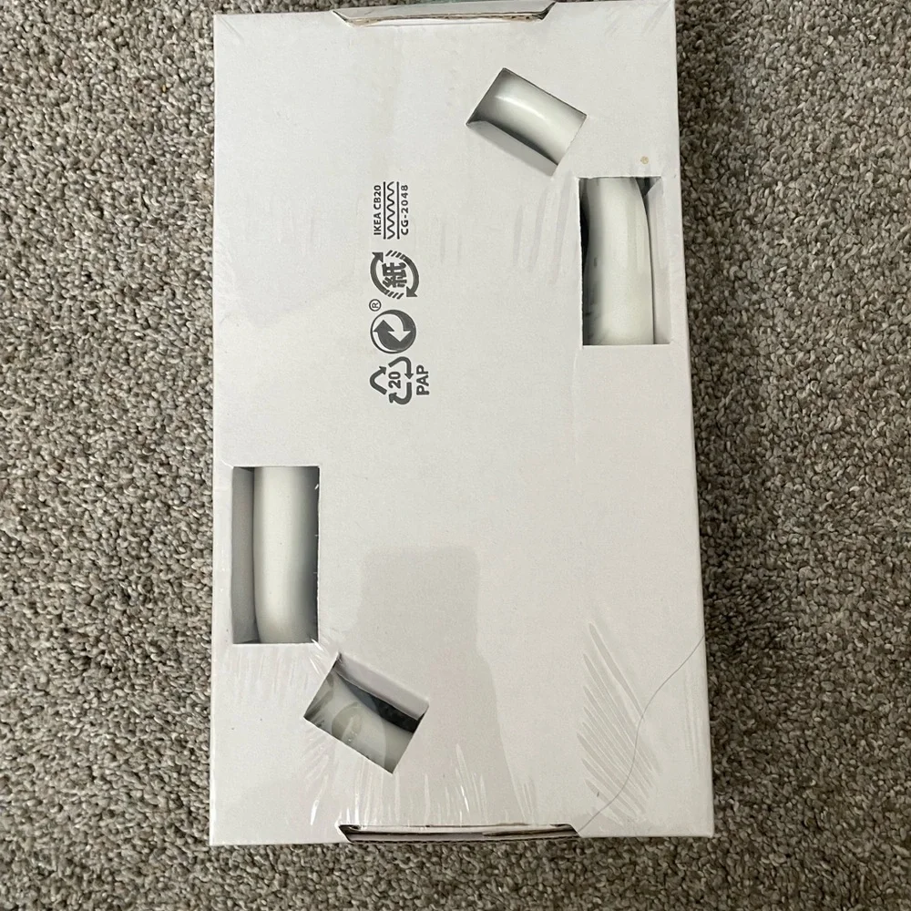 COPY - NIP Ikea Knolfly Pair White Curtain Tie Backs